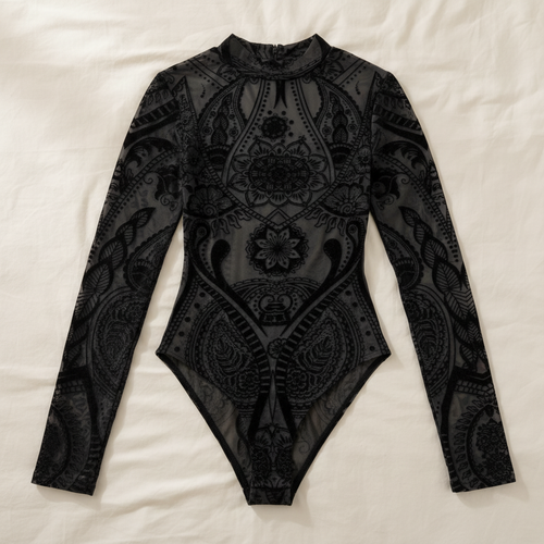 Body noir vue de haut